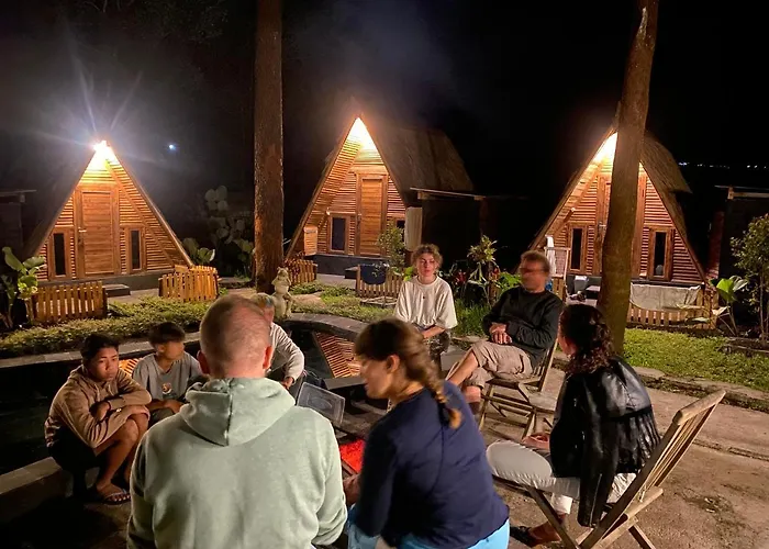 Triangle House And Hot Spring ホームステイ Kintamani