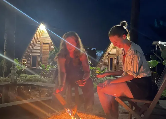 Triangle House And Hot Spring